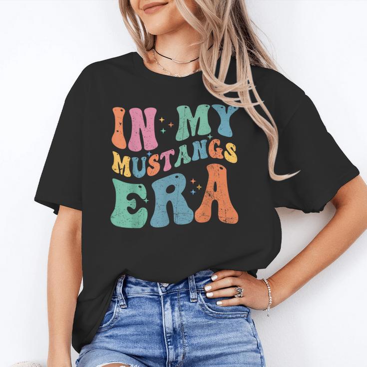 In My Mustangs Era Back To School Spirit Game Retro Groovy Unisex T-Shirt In My Mustangs Era Back To School Spirit Game Retro Groovy Unisex T-Shirt