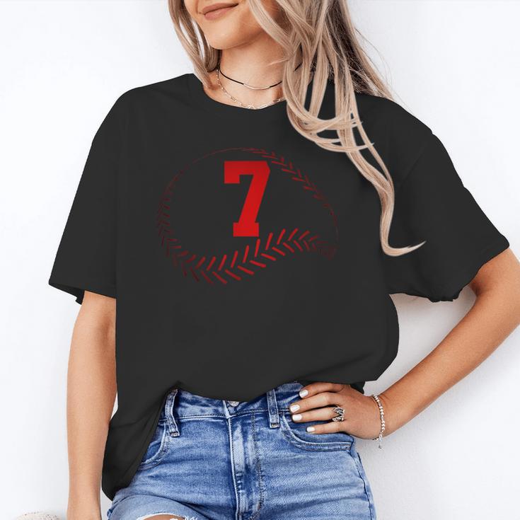 Number 7 Years Baseball 7TH Birthday Unisex T-Shirt