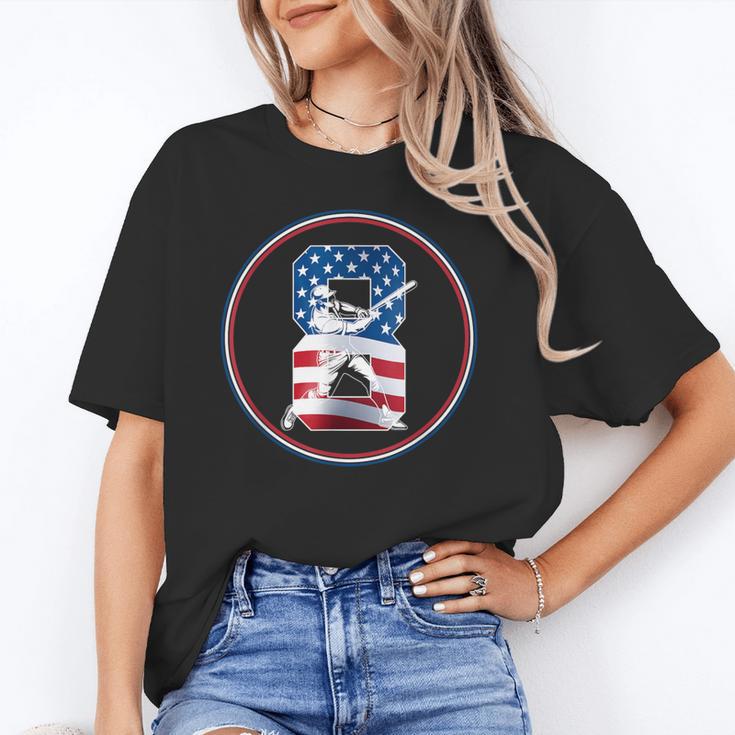 Number 8 Years Baseball 8TH Birthday Unisex T-Shirt Number 8 Years Baseball 8TH Birthday Unisex T-Shirt
