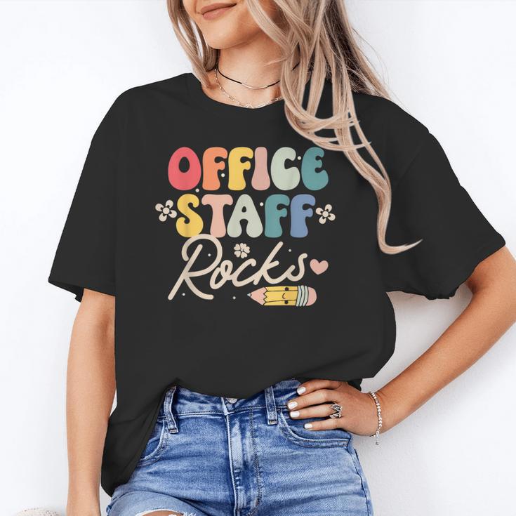 Office Staff Rocks Back To School Secretary Administrative Unisex T-Shirt Office Staff Rocks Back To School Secretary Administrative Unisex T-Shirt