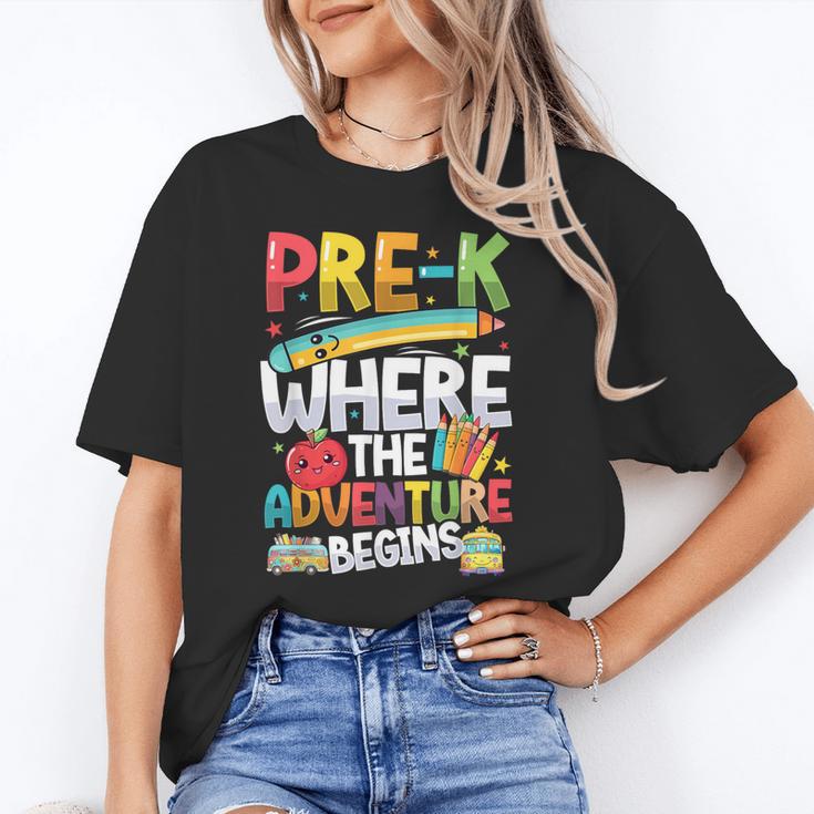 Pre-K Where The Adventure Begins First Day & Back To School Unisex T-Shirt Pre-K Where The Adventure Begins First Day & Back To School Unisex T-Shirt
