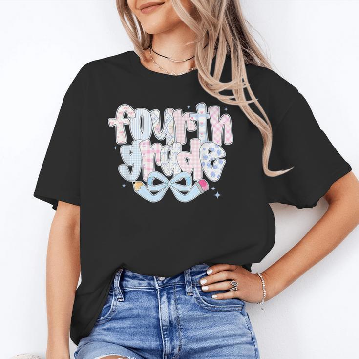Preppy Fourth Grade Back To School Coquette 4th Grade Unisex T-Shirt Preppy Fourth Grade Back To School Coquette 4th Grade Unisex T-Shirt