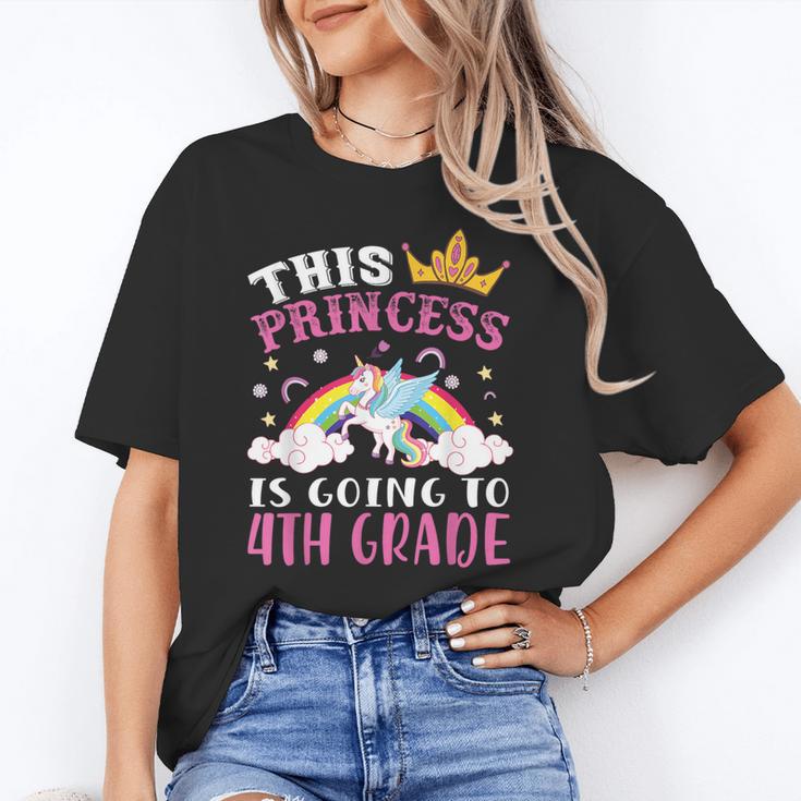 Princess Going To 4th Grade Tee For Girls Back To School Unisex T-Shirt Princess Going To 4th Grade Tee For Girls Back To School Unisex T-Shirt