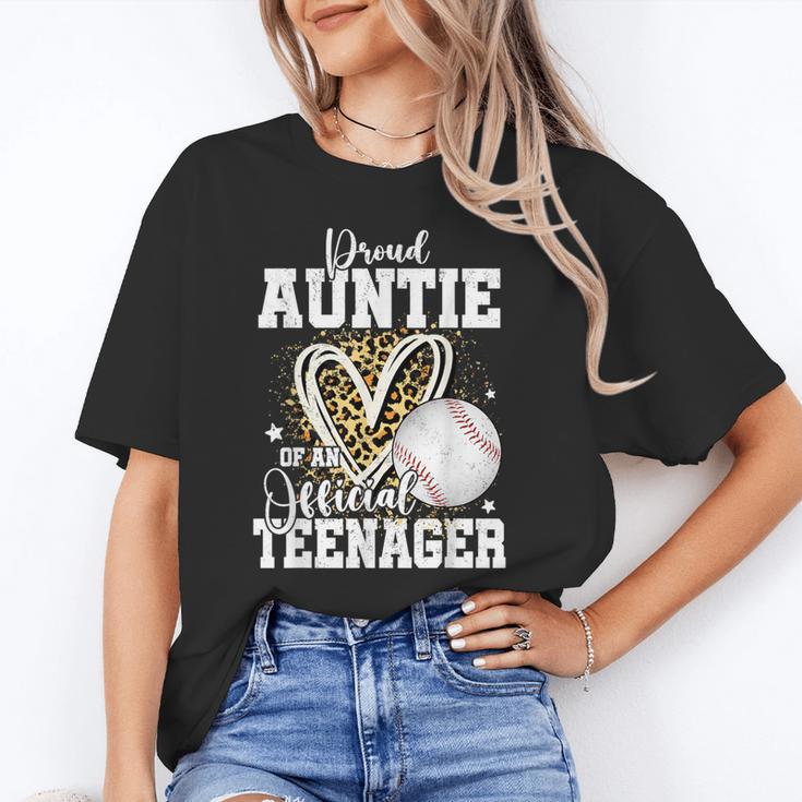 Proud Auntie Of An Official Teenager 13th Birthday Baseball Unisex T-Shirt Proud Auntie Of An Official Teenager 13th Birthday Baseball Unisex T-Shirt