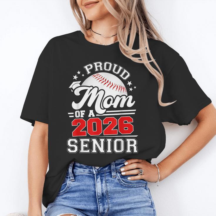 Proud Mom Of A 2026 Senior Baseball Graduation 2026 Unisex T-Shirt