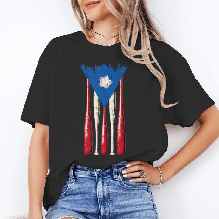 Puerto Rican Baseball Bats Puerto Rico Flag Pride BéIsbol Unisex T-Shirt