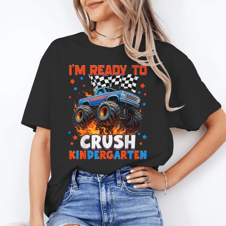 Ready To Crush Kindergarten Monster Truck Back To School Boy Unisex T-Shirt Ready To Crush Kindergarten Monster Truck Back To School Boy Unisex T-Shirt