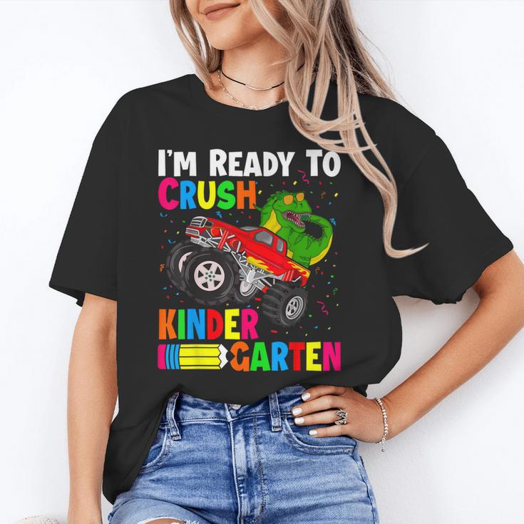 Ready To Crush Kindergarten T-Rex Back To School Boys Unisex T-Shirt Ready To Crush Kindergarten T-Rex Back To School Boys Unisex T-Shirt