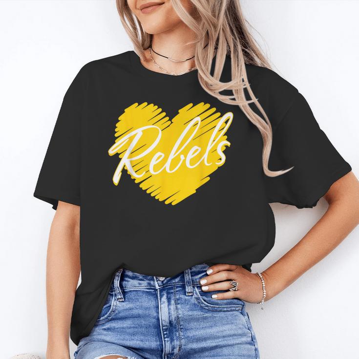 Rebels Heart Back To School Spirit GY Unisex T-Shirt