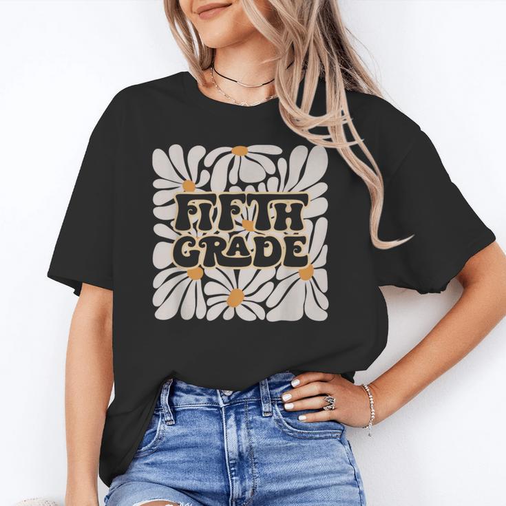 Retro Flower Power Squared Fifth 5th Grade Back To School Unisex T-Shirt Retro Flower Power Squared Fifth 5th Grade Back To School Unisex T-Shirt