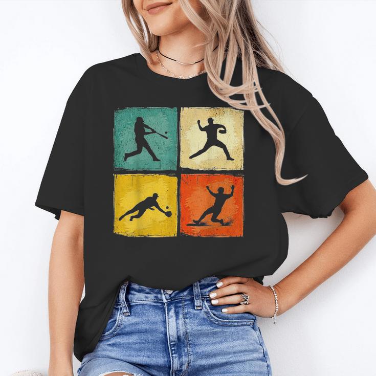Retro Style Baseball Lover Playing Men Women Kids Baseball Unisex T-Shirt Retro Style Baseball Lover Playing Men Women Kids Baseball Unisex T-Shirt
