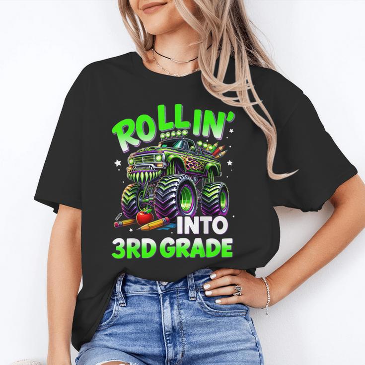 Rollin' Into 3rd Grade Monster Truck Back To School Boys Unisex T-Shirt Rollin' Into 3rd Grade Monster Truck Back To School Boys Unisex T-Shirt
