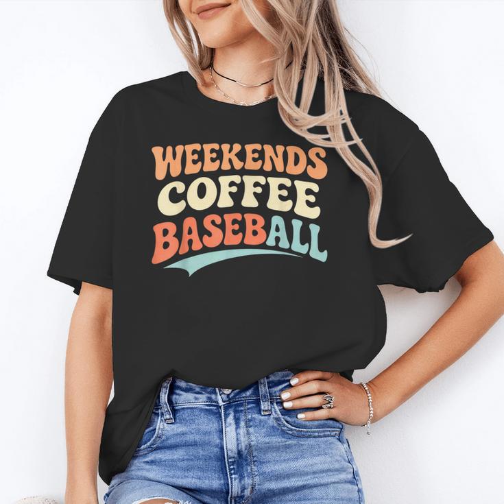 Weekends Coffee Baseball Retro Vibes Unisex T-Shirt Weekends Coffee Baseball Retro Vibes Unisex T-Shirt