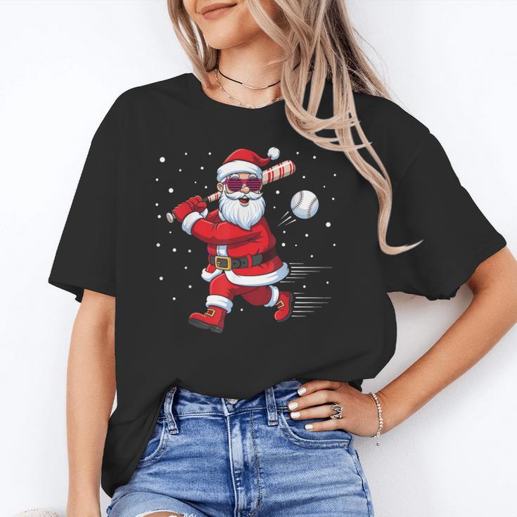Santa Baseball Christmas Pajamas Xmas Men Kids Boys Unisex T-Shirt Santa Baseball Christmas Pajamas Xmas Men Kids Boys Unisex T-Shirt