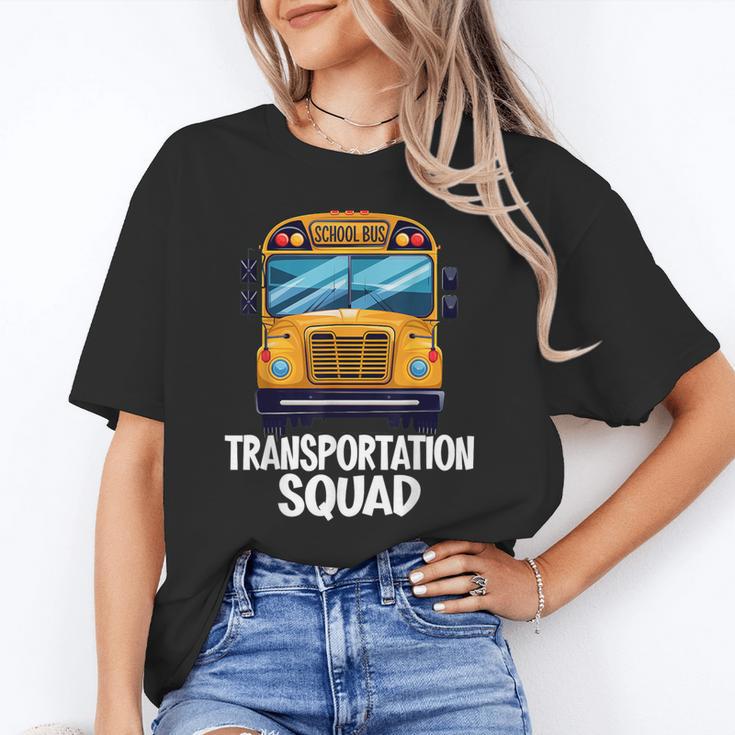 School Bus Driver Back To School Transportation Squad Unisex T-Shirt School Bus Driver Back To School Transportation Squad Unisex T-Shirt