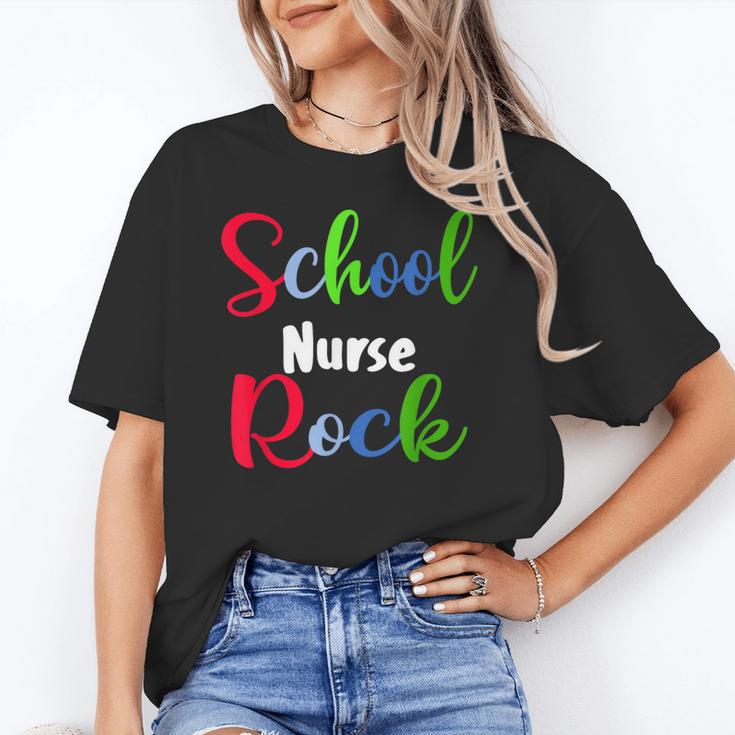 School Nurse Rock Back To School -Funny Nurses School Unisex T-Shirt School Nurse Rock Back To School -Funny Nurses School Unisex T-Shirt
