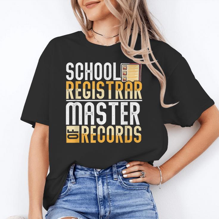 School Registrar Appreciation Back To School Registrar Unisex T-Shirt