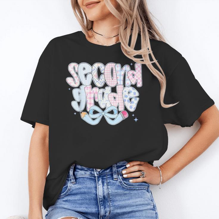 Second Grade Coquette Bow First Day Of School Back To School Unisex T-Shirt