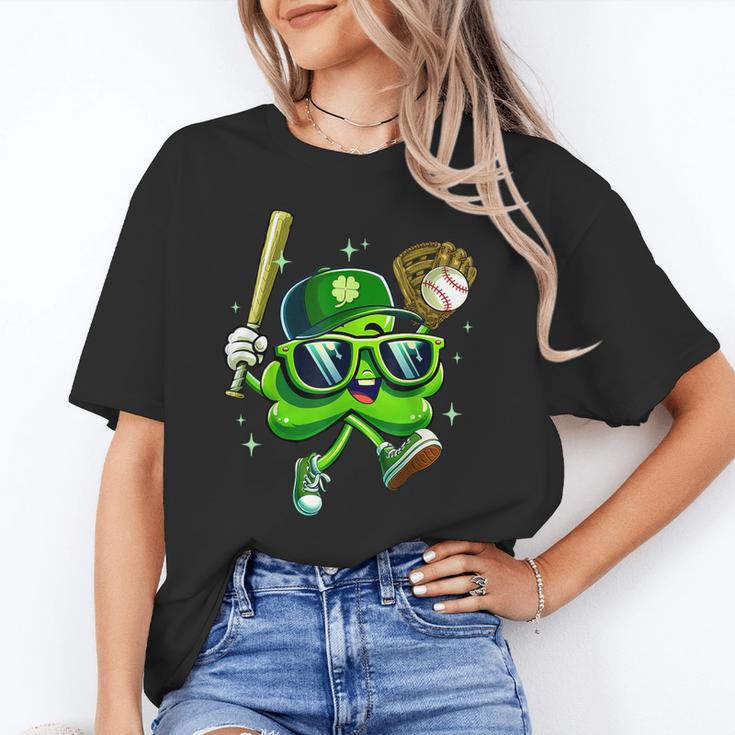 Shamrock Lucky Clover Baseball Patricks Day Family Matching Unisex T-Shirt Shamrock Lucky Clover Baseball Patricks Day Family Matching Unisex T-Shirt