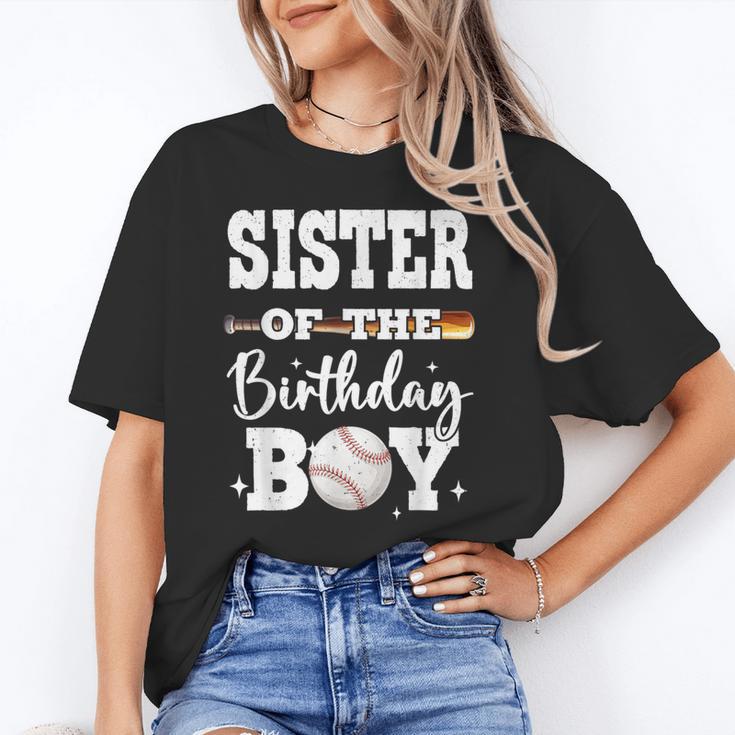 Sister Of The Birthday Boy Baseball Bday Family Unisex T-Shirt Sister Of The Birthday Boy Baseball Bday Family Unisex T-Shirt