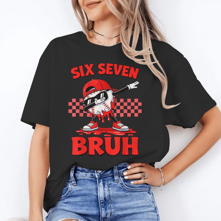 Six Seven 67 Bruh Baseball Valentine’s Day Teens Boys Kids Unisex T-Shirt Six Seven 67 Bruh Baseball Valentine’s Day Teens Boys Kids Unisex T-Shirt