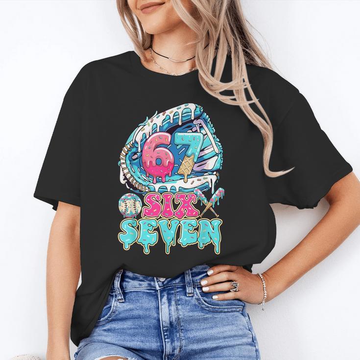 Six Seven 67 Ice Cream Drip Baseball For Boy Kids Youth Unisex T-Shirt Six Seven 67 Ice Cream Drip Baseball For Boy Kids Youth Unisex T-Shirt