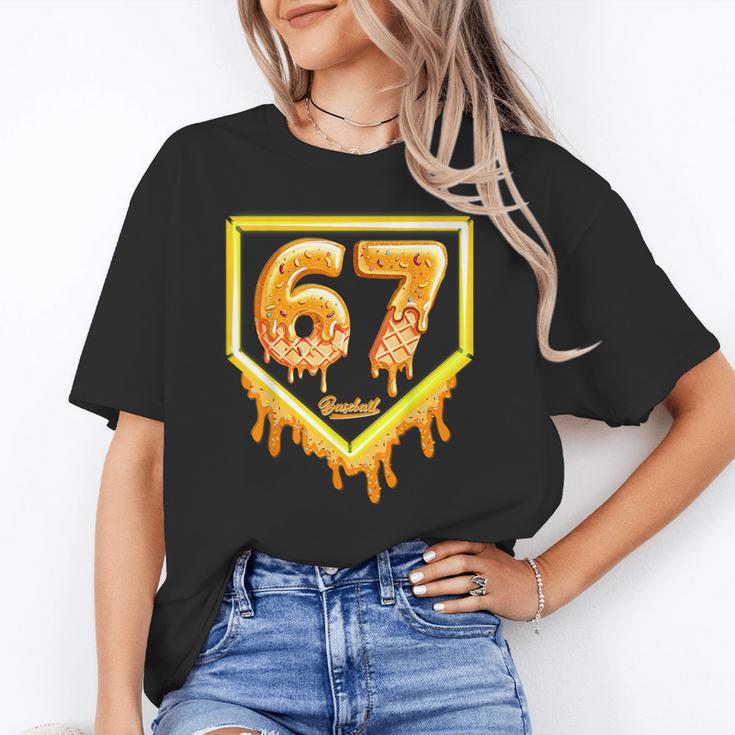 Six Seven 67 Meme Gen Alpha Slang Baseball 101 Unisex T-Shirt