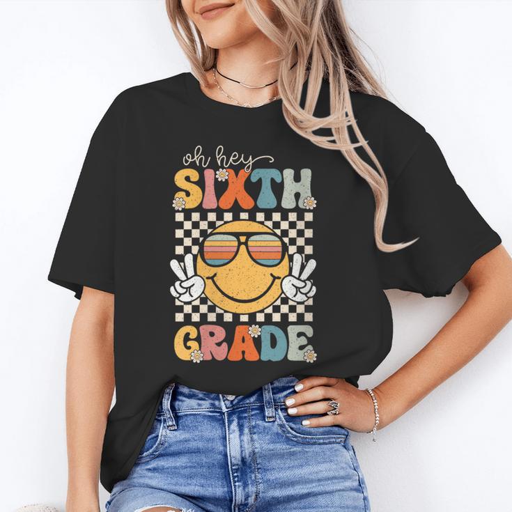 Sixth Grade Oh Hey Smile Retro Back To School 6th Grade Unisex T-Shirt