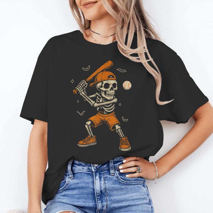 Skeleton Baseball Player Costume Halloween Men Boys Unisex T-Shirt Skeleton Baseball Player Costume Halloween Men Boys Unisex T-Shirt