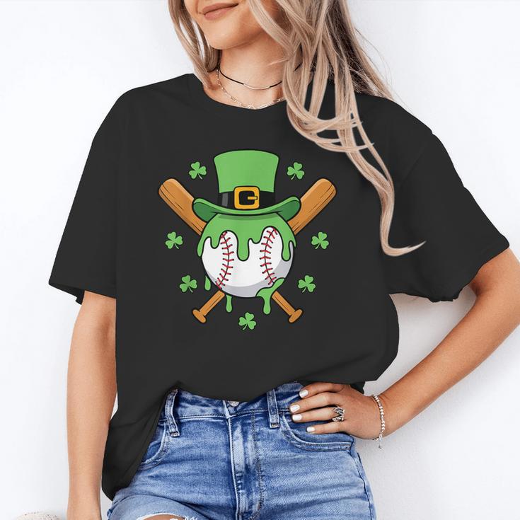 St Patricks Day Baseball Drip Ice Cream Baseball Home Plate Unisex T-Shirt St Patricks Day Baseball Drip Ice Cream Baseball Home Plate Unisex T-Shirt