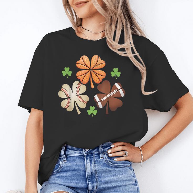 St Patricks Day Shamrock Basketball Baseball Irish Boys Men Unisex T-Shirt St Patricks Day Shamrock Basketball Baseball Irish Boys Men Unisex T-Shirt