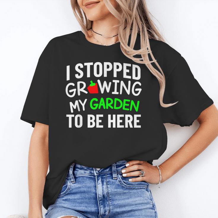 I Stopped Growing My Garden Back To School Gamer Tee Unisex T-Shirt