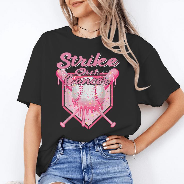 Strike Out Breast Cancer Baseball Drip For Boys Youth Unisex T-Shirt