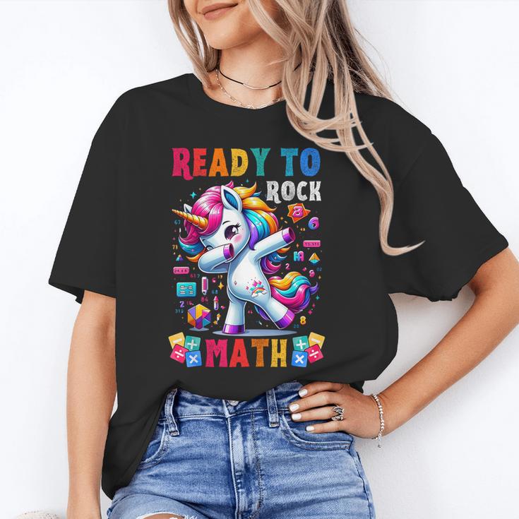 Student Back To School Math Squad Kids Girls Smarter Unicorn Unisex T-Shirt