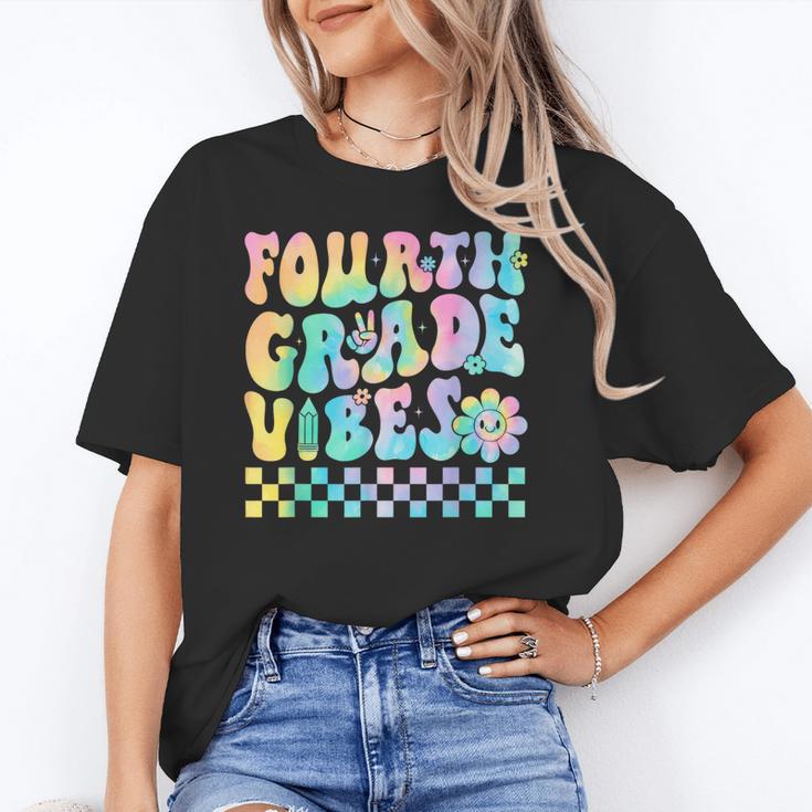 Tie Dye 4th Grade Vibes Fourth Grade Retro Back To School Unisex T-Shirt Tie Dye 4th Grade Vibes Fourth Grade Retro Back To School Unisex T-Shirt