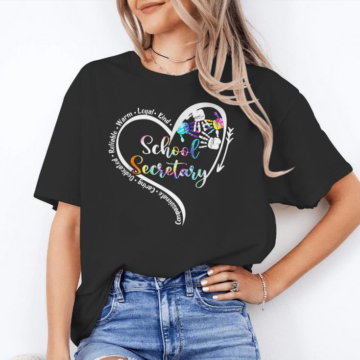 Tie Dye Heart School Secretary Life Tee Cute Back To School Unisex T-Shirt Tie Dye Heart School Secretary Life Tee Cute Back To School Unisex T-Shirt