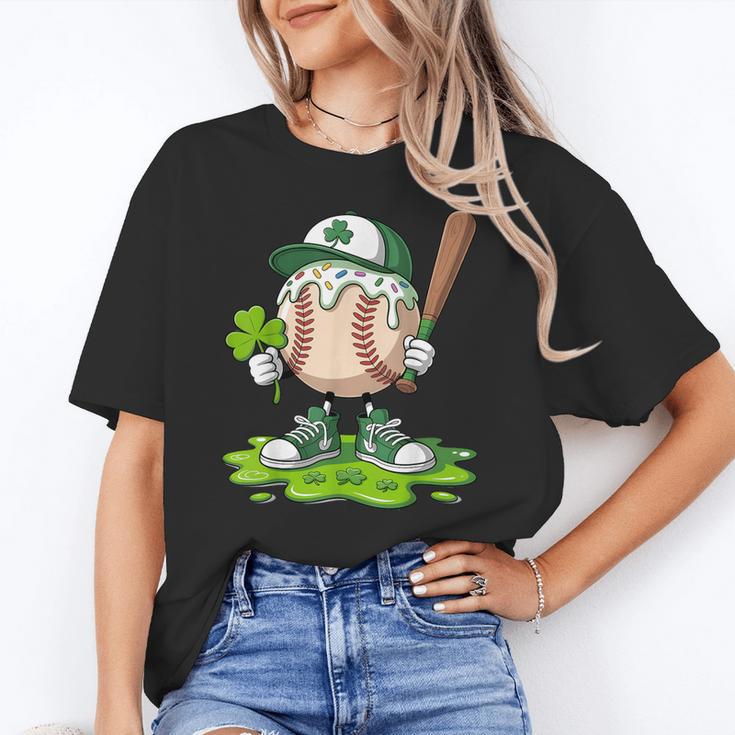 Toddler Baseball Drip Ice Cream Boys Kids St Patricks Day Unisex T-Shirt Toddler Baseball Drip Ice Cream Boys Kids St Patricks Day Unisex T-Shirt