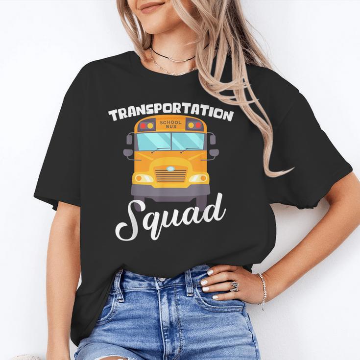 Transportation Squad Back To School Bus Driver Monitor Aide Unisex T-Shirt Transportation Squad Back To School Bus Driver Monitor Aide Unisex T-Shirt