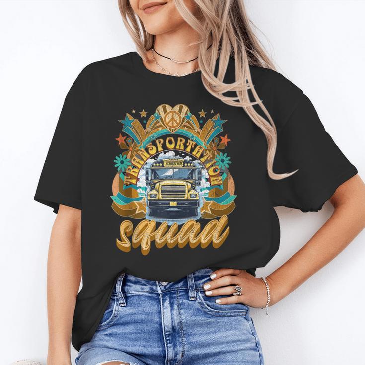 Transportation Squad Retro Bus Aide Back To School Matching Unisex T-Shirt Transportation Squad Retro Bus Aide Back To School Matching Unisex T-Shirt