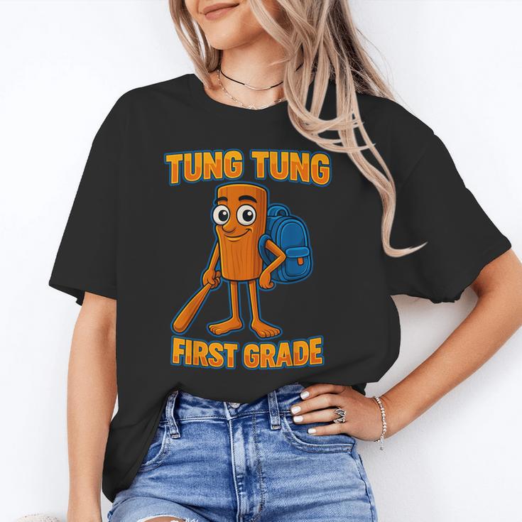 Tung Tung Sahur First Grade Italian Brainrot Back To School Unisex T-Shirt Tung Tung Sahur First Grade Italian Brainrot Back To School Unisex T-Shirt
