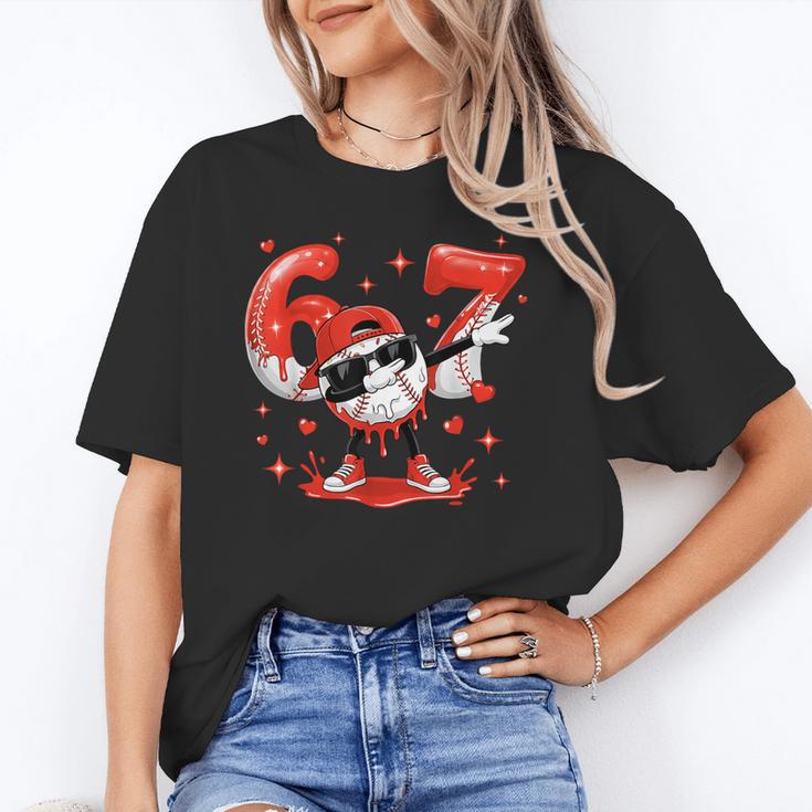 Valentines Day Six Seven Baseball 6 7 Meme Dab Heart Boys Unisex T-Shirt Valentines Day Six Seven Baseball 6 7 Meme Dab Heart Boys Unisex T-Shirt