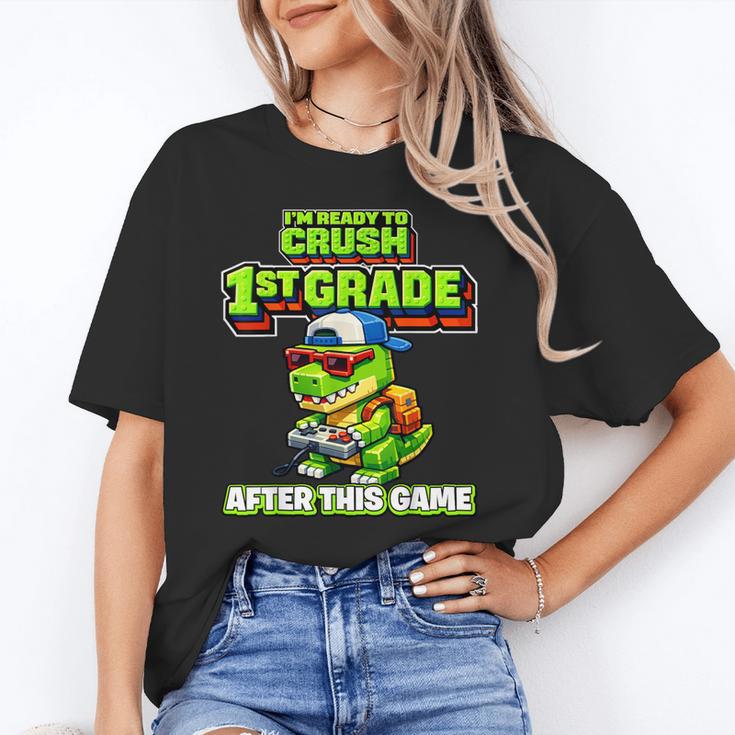 Video GameRex Dinosaur 1st Grade Back To School Boy Unisex T-Shirt Video GameRex Dinosaur 1st Grade Back To School Boy Unisex T-Shirt