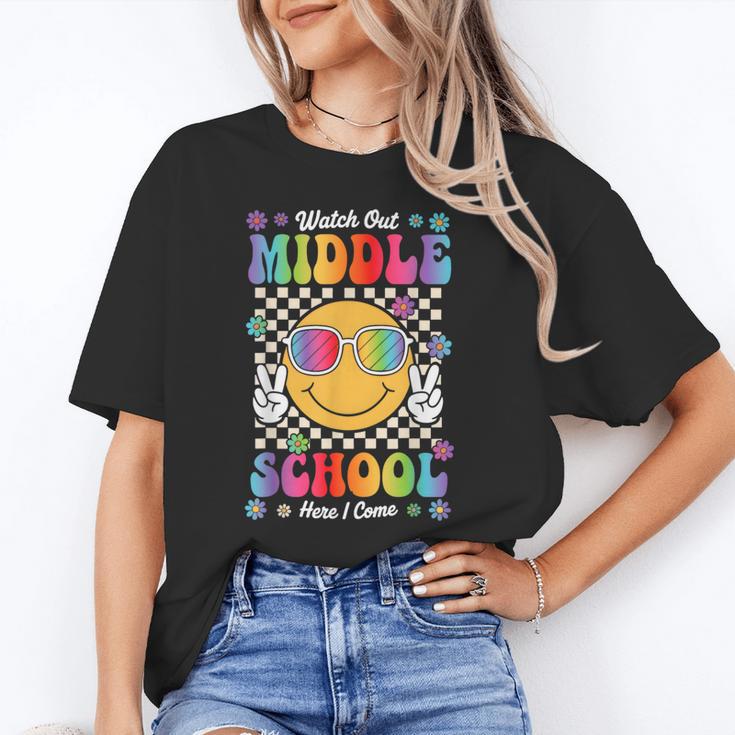 Watch Out Middle School Here I Come Back To School Student Unisex T-Shirt Watch Out Middle School Here I Come Back To School Student Unisex T-Shirt