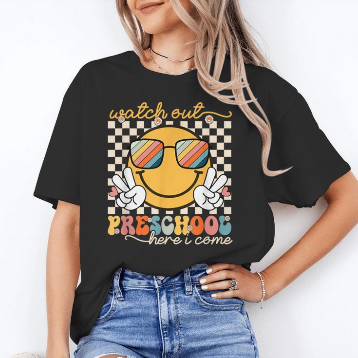 Watch Out Preschool Grade Here I Come Back To School Unisex T-Shirt Watch Out Preschool Grade Here I Come Back To School Unisex T-Shirt
