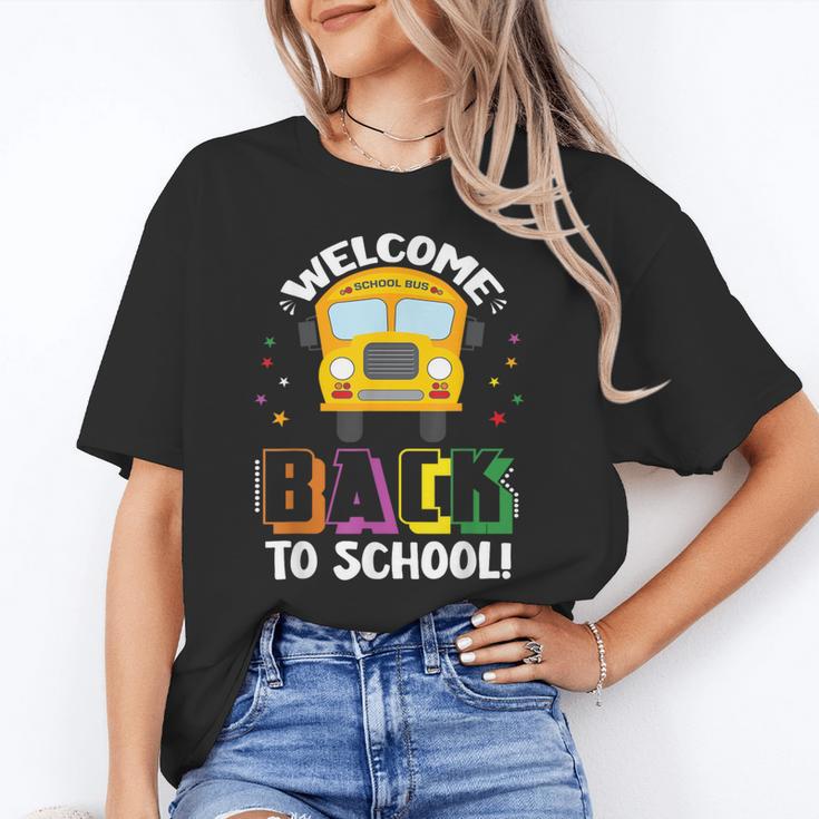 Welcome Back To School Bus Driver First Day Of School Unisex T-Shirt Welcome Back To School Bus Driver First Day Of School Unisex T-Shirt