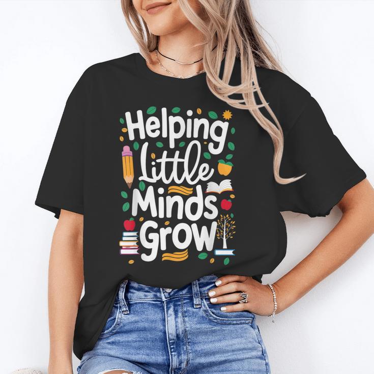 Women's Helping Little Minds Grow Back To School Apparel Unisex T-Shirt