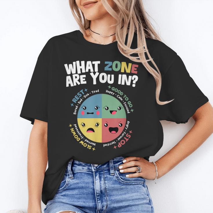 Zones Of Regulation School Counselor Back To School Emotion Unisex T-Shirt Zones Of Regulation School Counselor Back To School Emotion Unisex T-Shirt