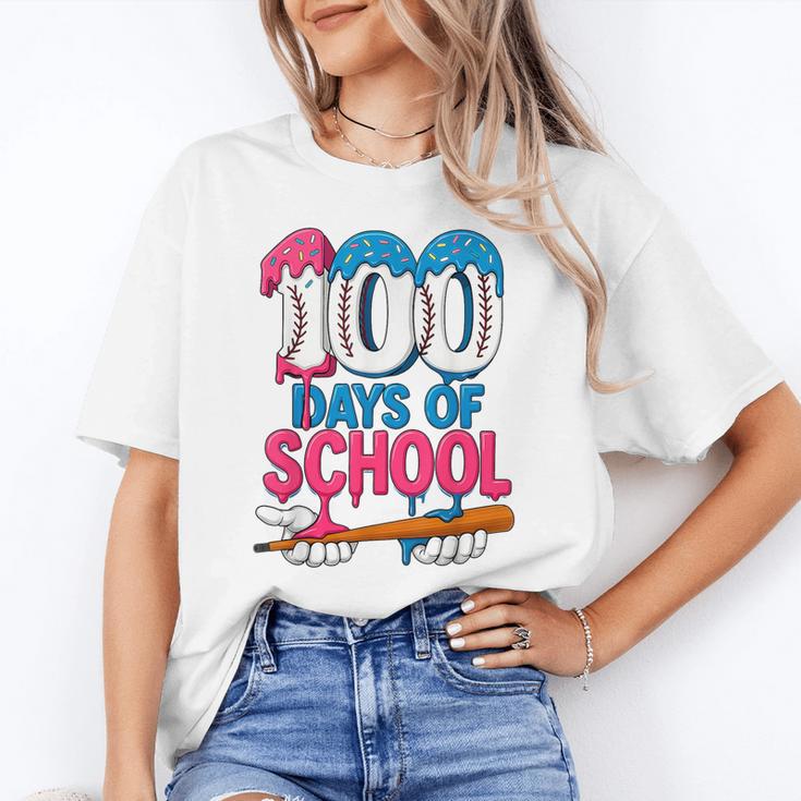 100 Days Of School Baseball Drip Bat 100th Day Of School Boy Unisex T-Shirt 100 Days Of School Baseball Drip Bat 100th Day Of School Boy Unisex T-Shirt