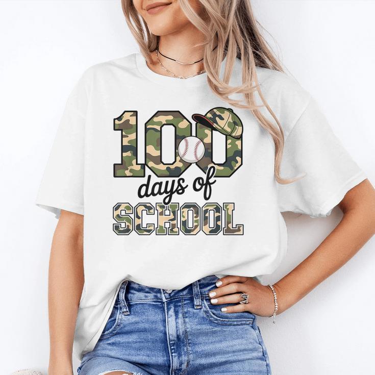 100 Days Of School Camo Baseball Camouflage For Kids Unisex T-Shirt 100 Days Of School Camo Baseball Camouflage For Kids Unisex T-Shirt