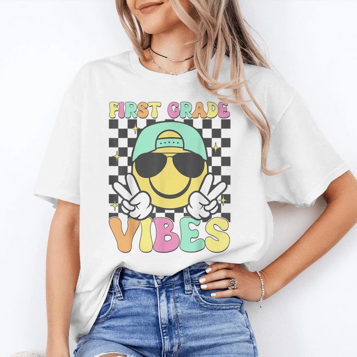 1st Grade Vibes Smile Face Back To School First Grade Unisex T-Shirt 1st Grade Vibes Smile Face Back To School First Grade Unisex T-Shirt